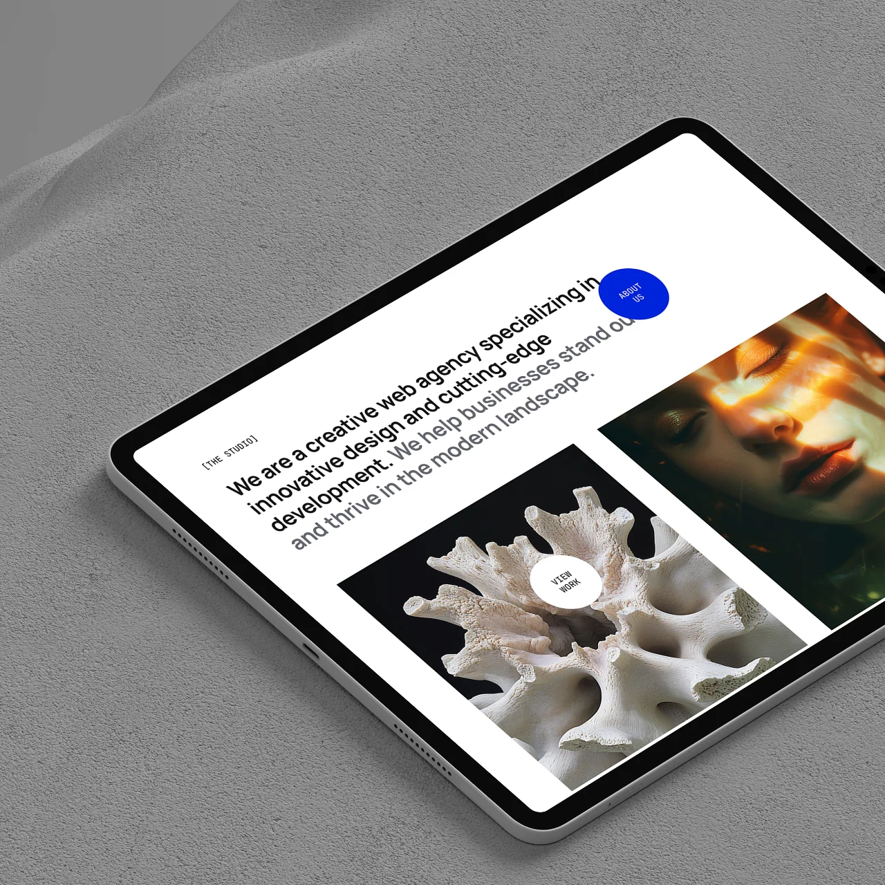 Creative studio template